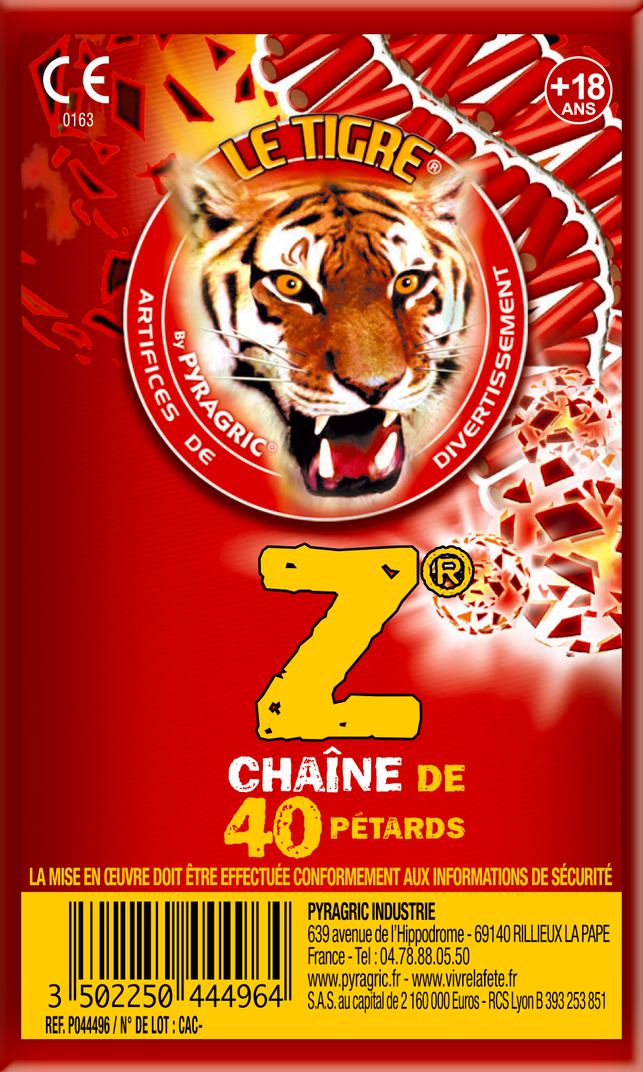 PÉTARDS LE TIGRE® Z® - P044496