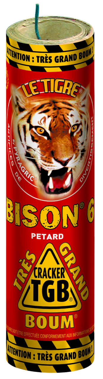 2X Paquet de 6 Pétard à mèche Bison 1 - Artifice - Artifice Airsoft  (10151042)