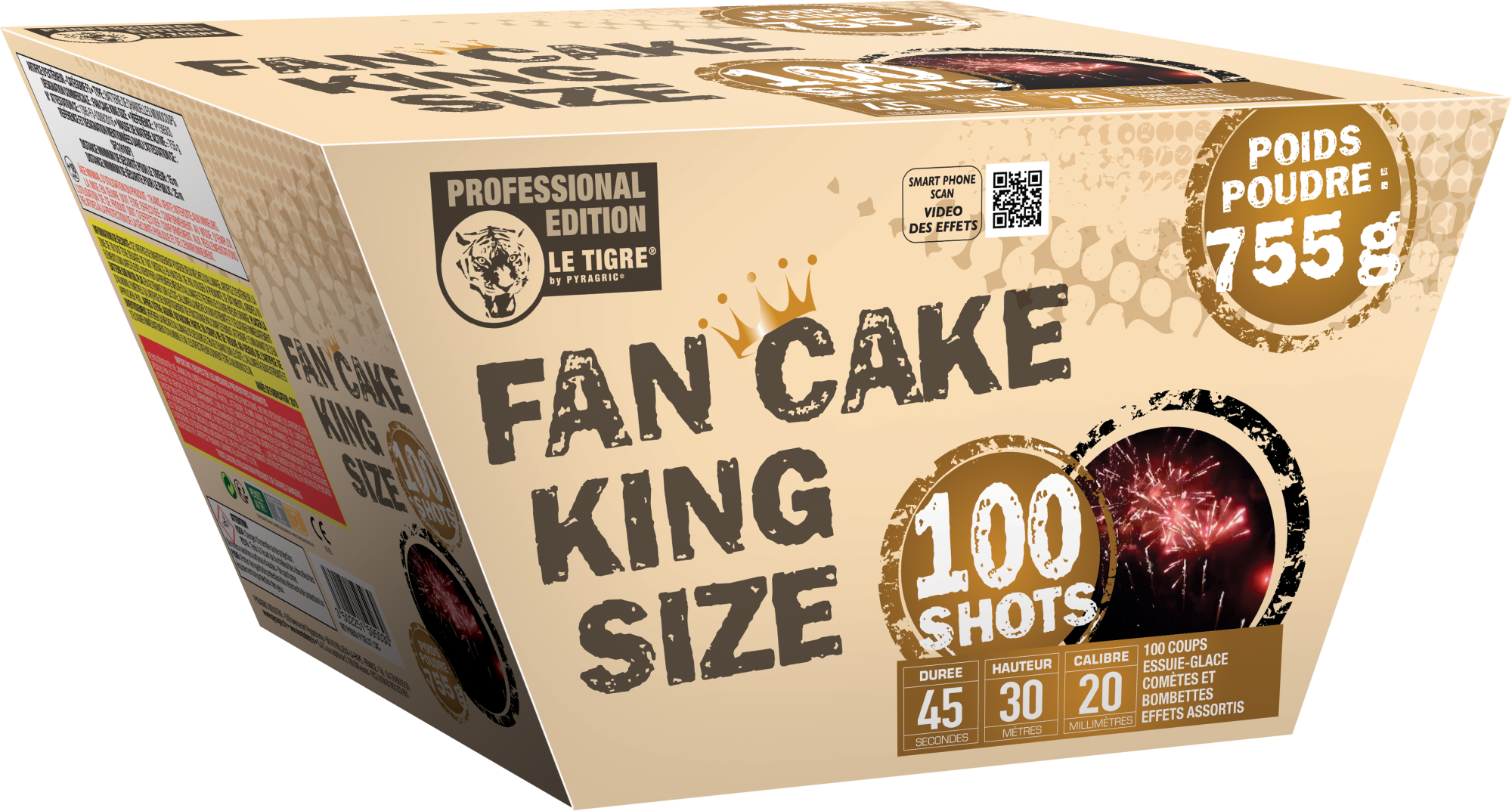 P159503-FAN CAKE KING SIZE