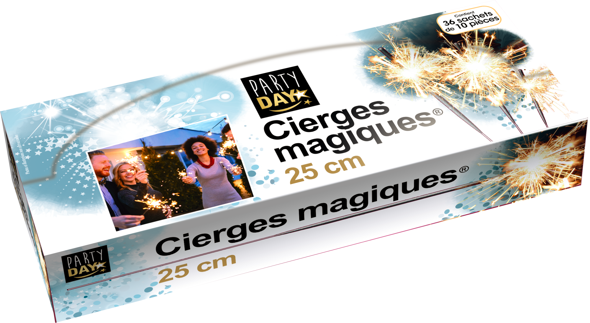CIERGES MAGIQUES® 25 cm - SACHET - P151768