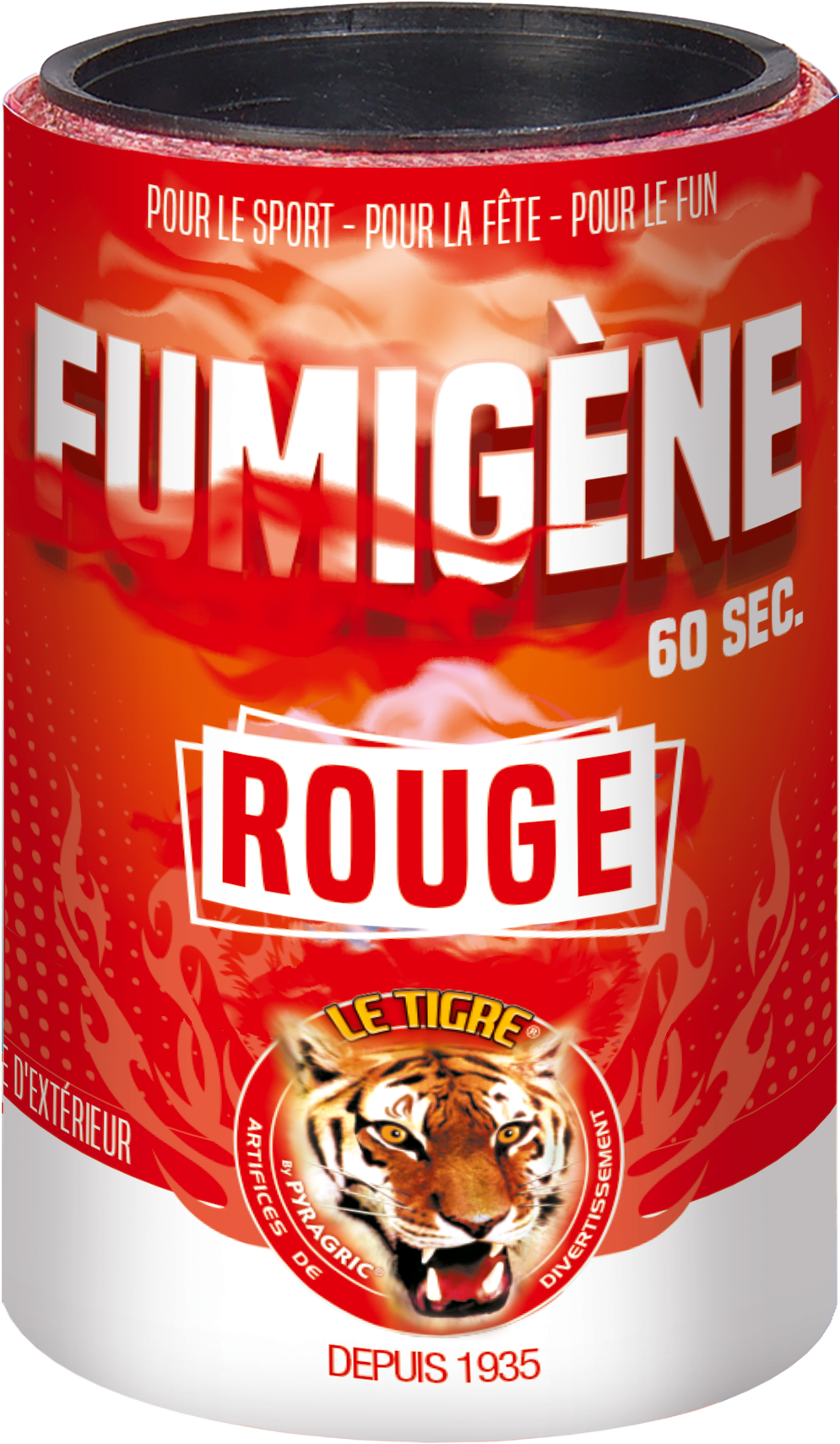 Fumigène à main rouge FDF