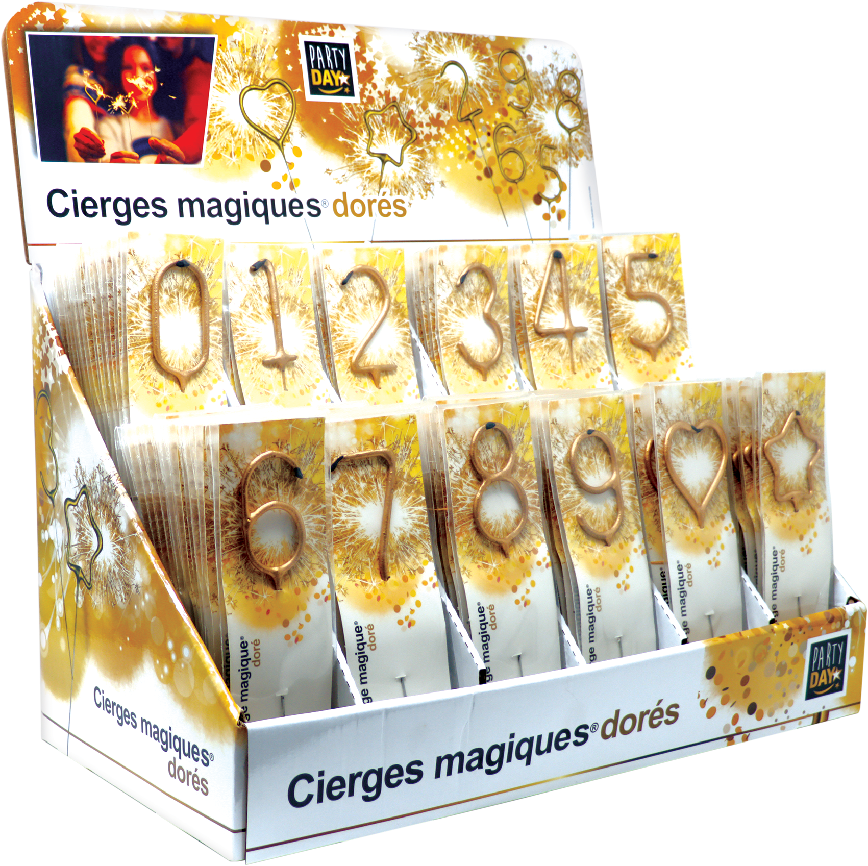 CIERGES MAGIQUES ® 25 cm - P052109