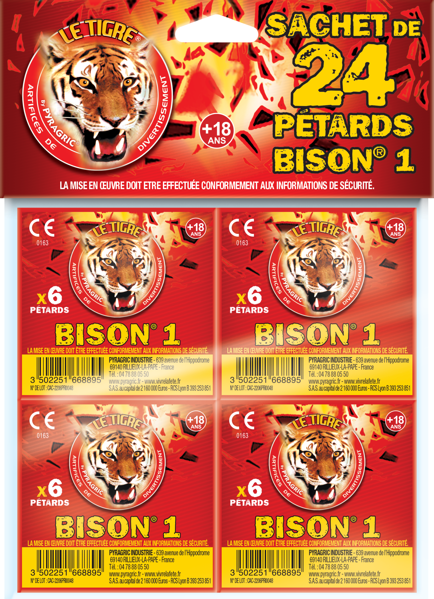 Pétards - Le Tigre Bison 1